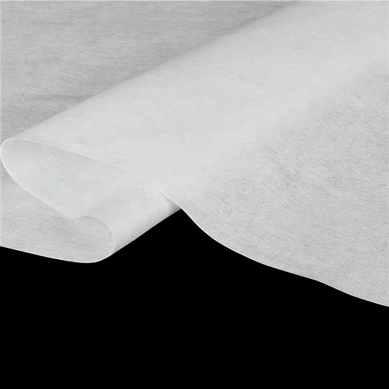 Raw Material Non-woven Cross Lapping PolyesterNon-woven Fabric Rolls for Wet Wipes