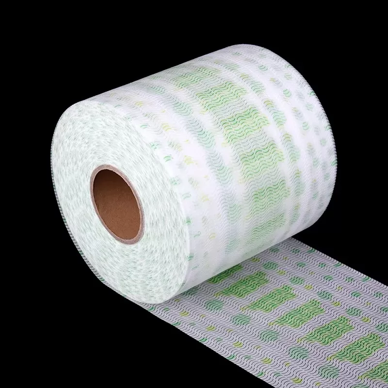 Big Roll Non-Woven Fabric with Simple Printing Pattern Waterproof Frontal Tape for Diaper Production