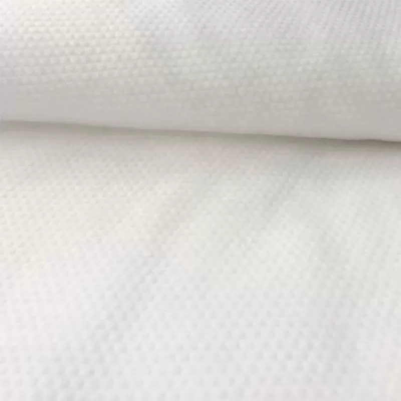 Raw Material Non-woven Cross Lapping PolyesterNon-woven Fabric Rolls for Wet Wipes
